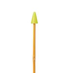 Triangular Cap for Bamboo Canes YELLOW (Box of 1000)