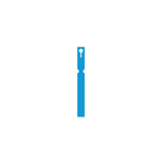Self-Tie VINYL Labels Loop Lock - 16mm x 160mm (Box of 1000) BLUE