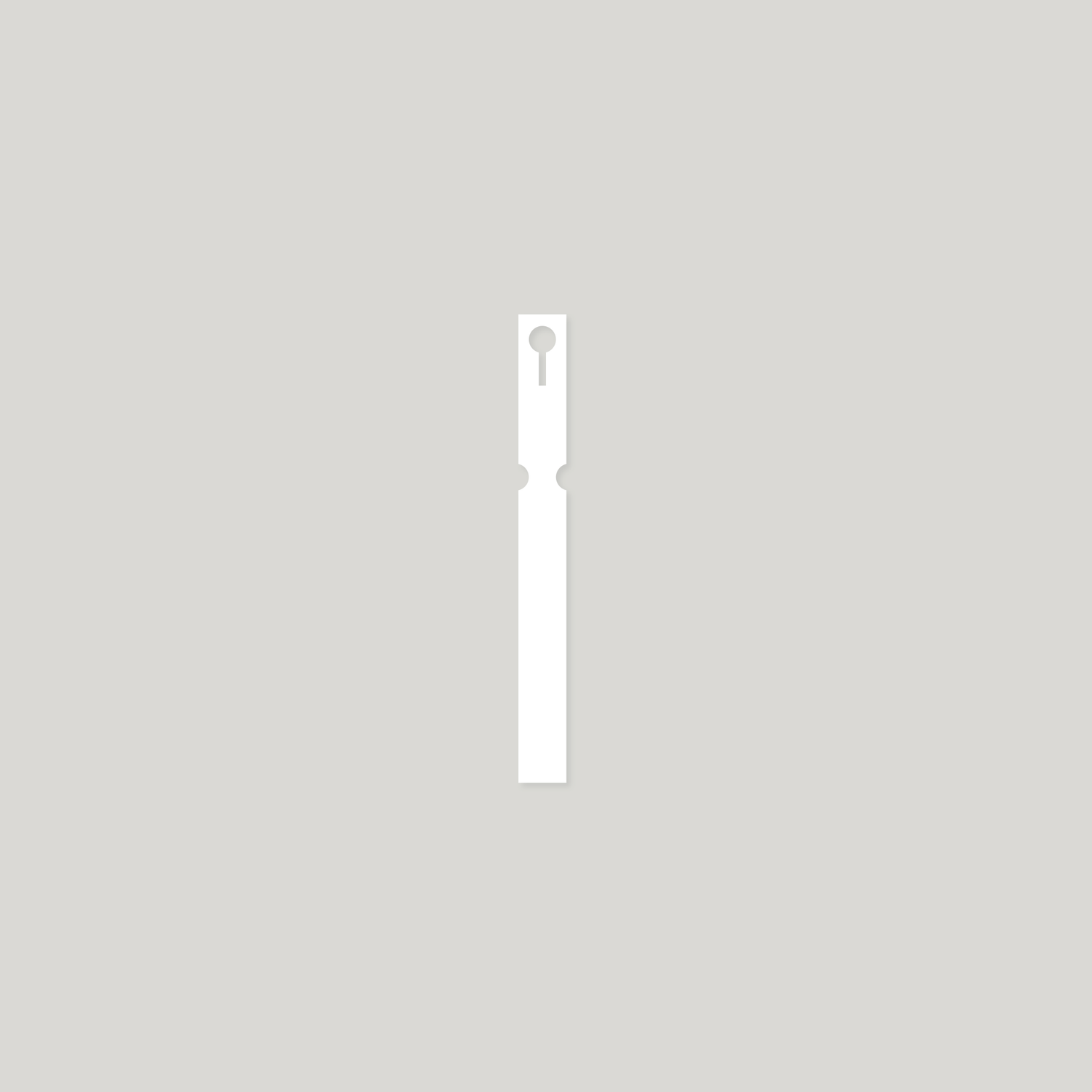 Self-Tie PVC Labels Loop Lock - 16mm x 160mm (Box of 1000) WHITE