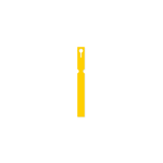 Self-Tie PVC Labels Loop Lock - 16mm x 160mm (Box of 1000) YELLOW