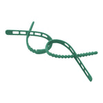 Large Double Adjustable Tie for Shrubs and Trees 12.5” 320mm GREEN (Box of 250)