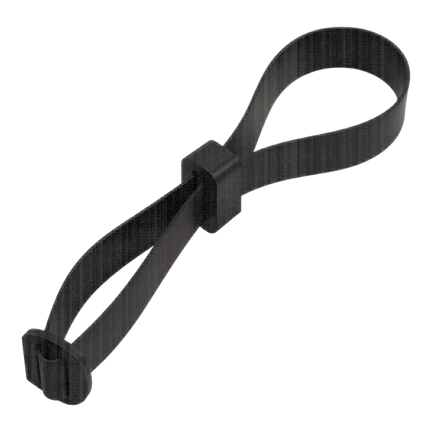 40cm / 16" Soft Buckle Tree Tie BLACK (Box of 100)