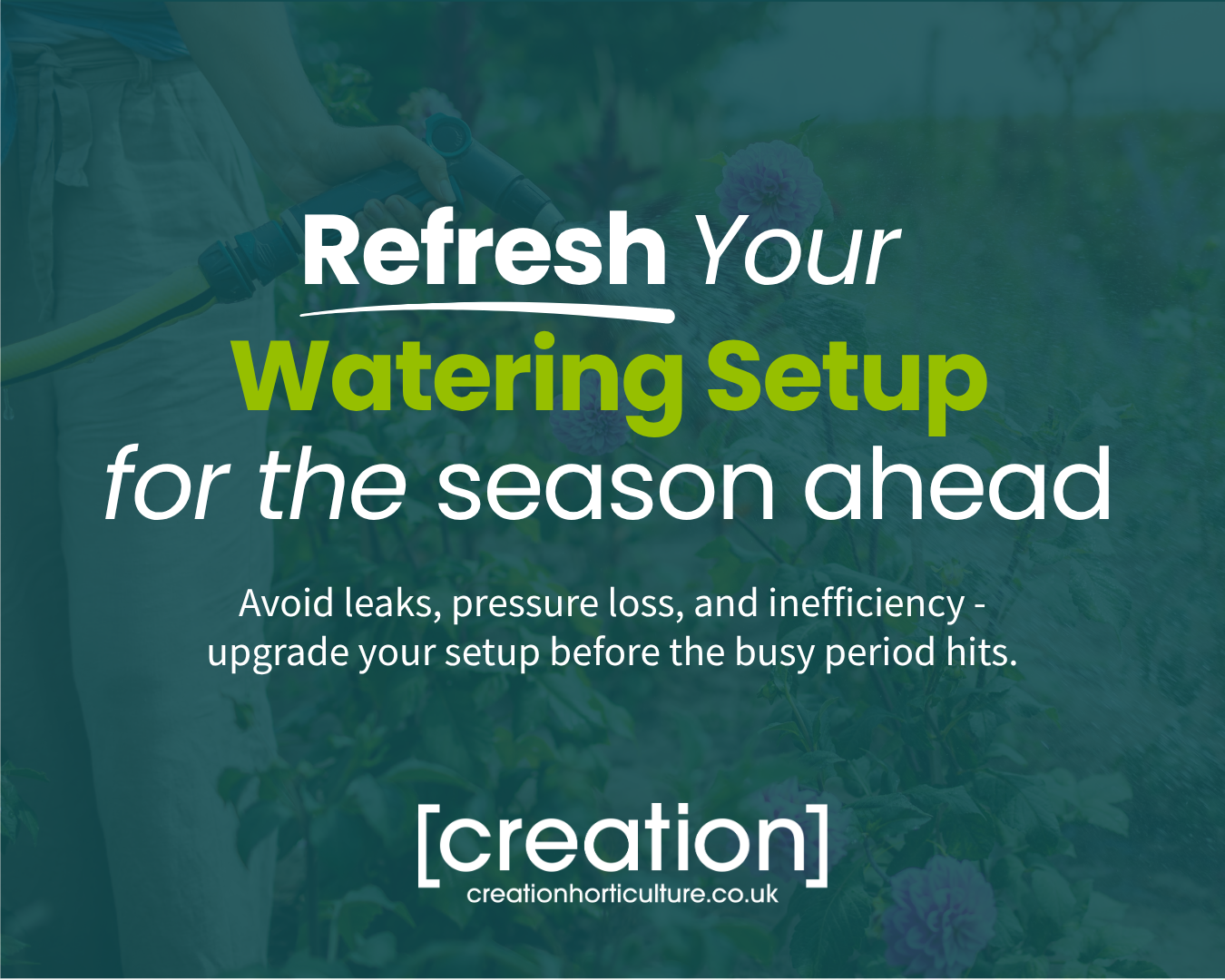 Refresh Your Watering Setup for the Season Ahead 💦