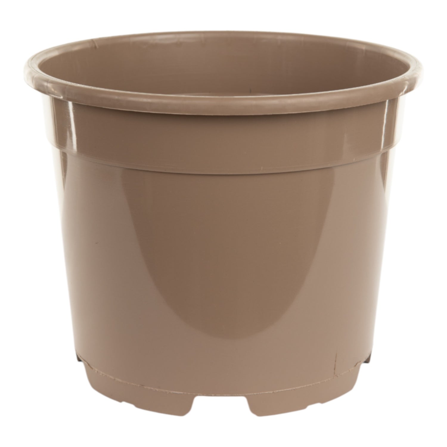 AEROPLAS 12ltr Non-Slotted Round Container Pot TAUPE (540 per pallet)