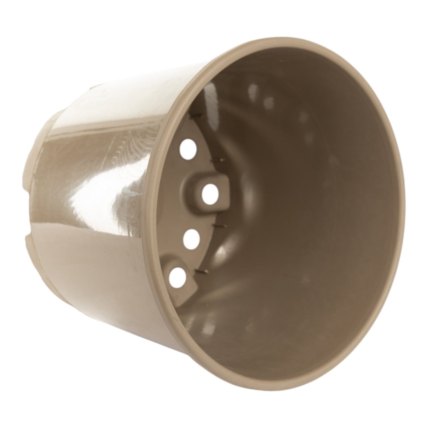 AEROPLAS 15ltr Non-Slotted Round Container Pot TAUPE (444 per pallet)