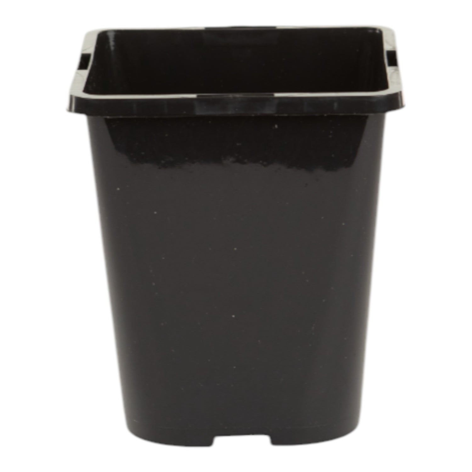 AEROPLAS 1ltr Slotted (25mm) Square Round BLACK (net of 88 / 99 nets per pallet)