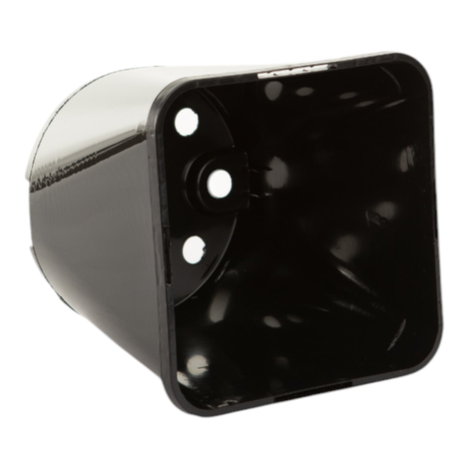AEROPLAS 2ltr Slotted (25mm) Square Round BLACK (net of 70 / 56 nets per pallet)