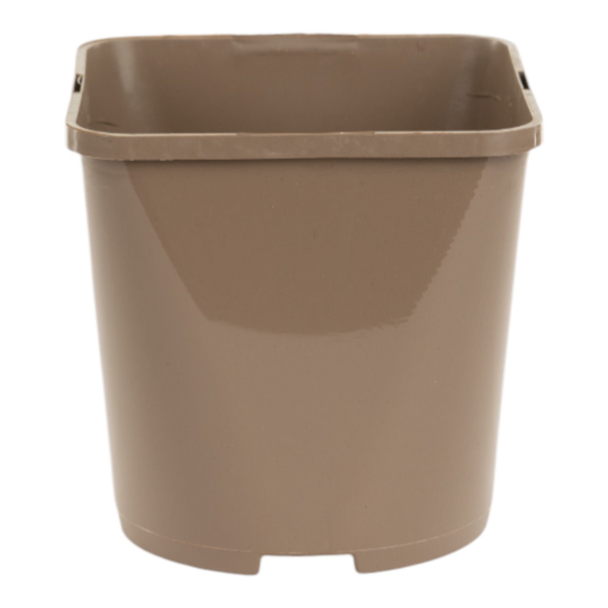 Aeroplas 2L Slotted Square Round Pot Taupe – Creation Horticulture