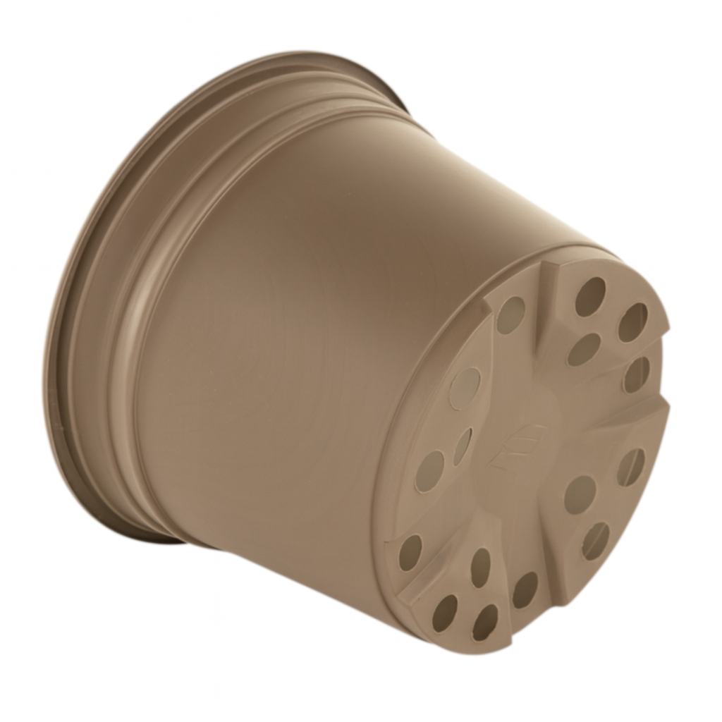 AEROPLAS 2ltr Thermo-Formed Pot TAUPE (4200 per pallet)