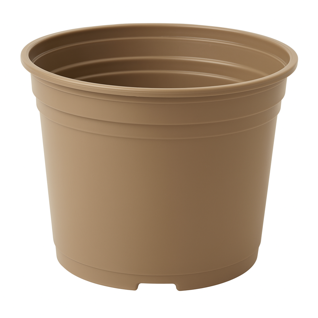 AEROPLAS 2ltr Thermo-Formed Pot TAUPE (4200 per pallet)