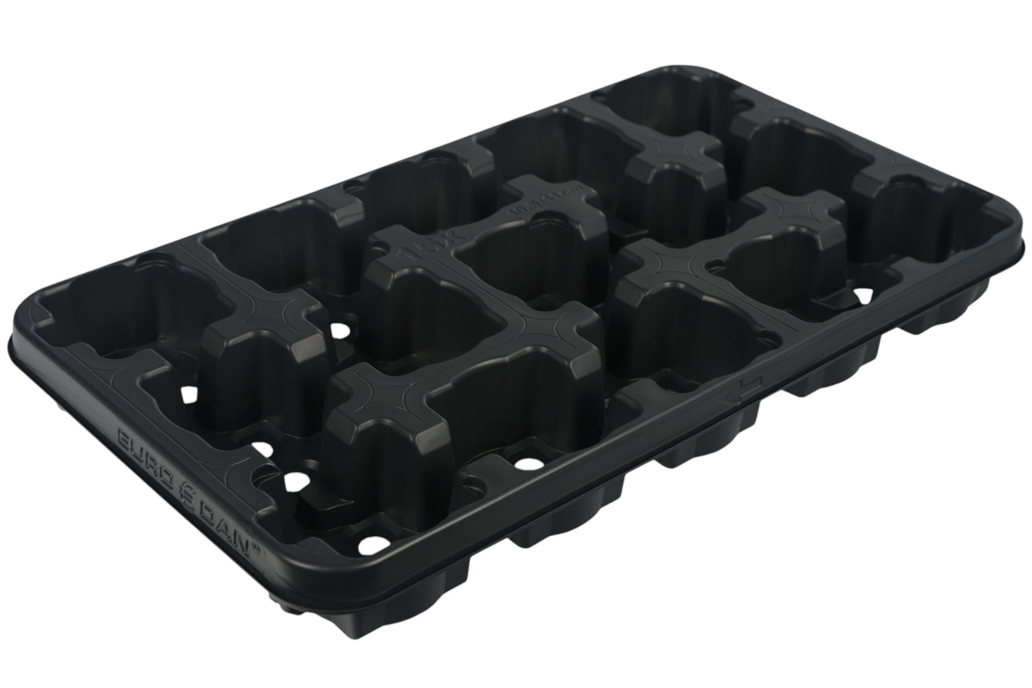 MODIFORM 15x10.5cm 4 per shelf thermoformed PS transport tray PRISTINE (1728 per pallet)