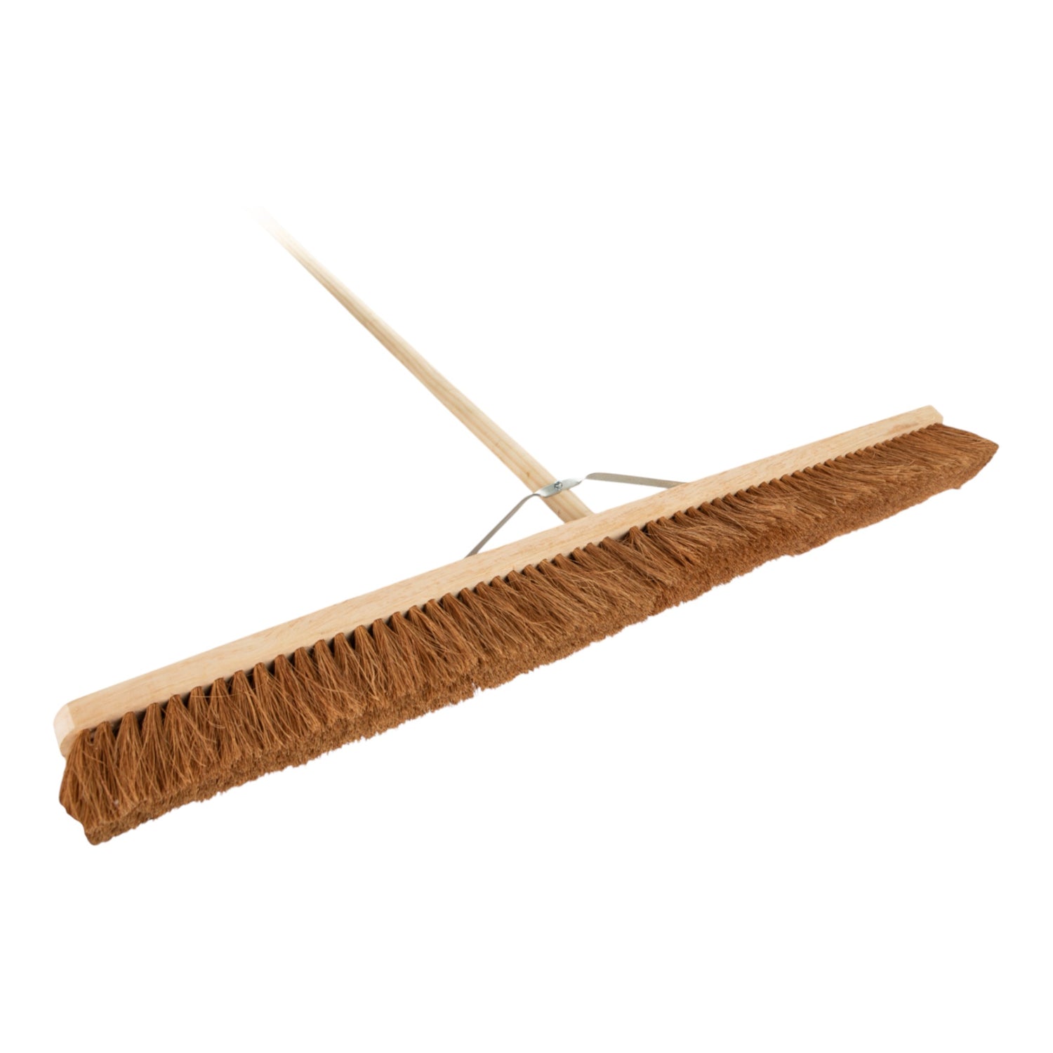 P.GERRATT 36" Coco Broom with Wooden Stale