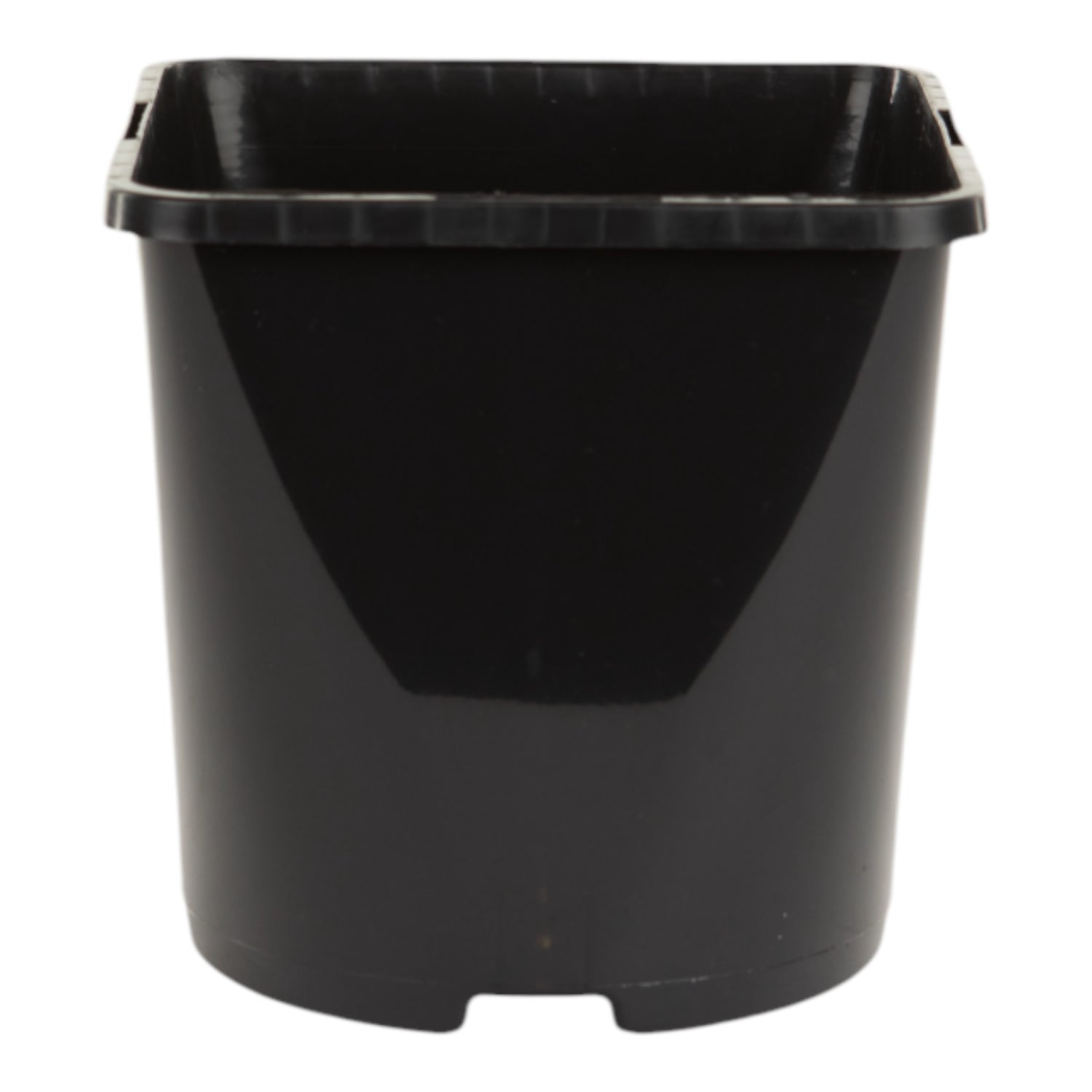 AEROPLAS 4.5ltr Slotted (40mm) Square Round BLACK (net of 43 / case of 35)