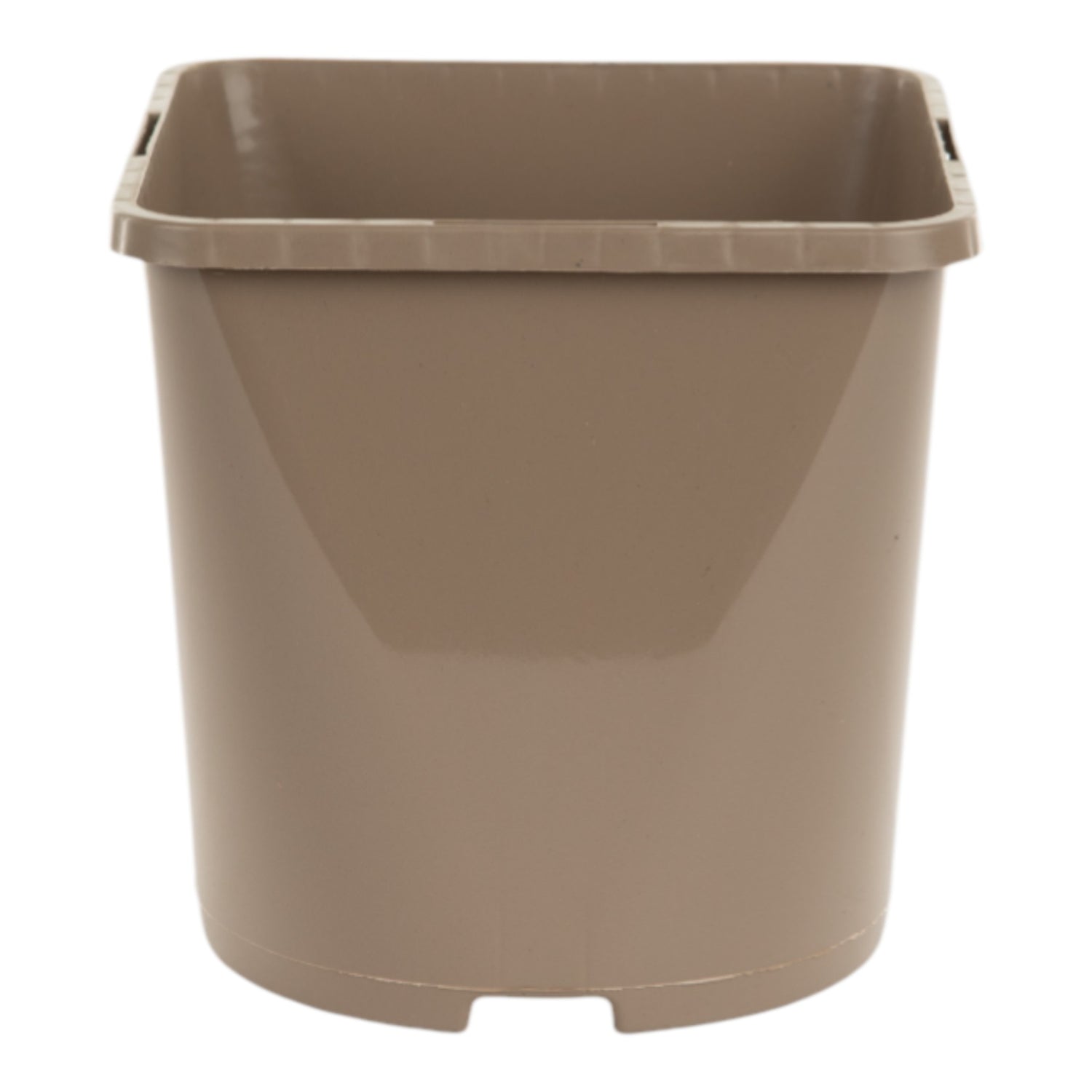 AEROPLAS 4.5ltr Slotted (40mm) Square Round TAUPE (net of 43 / case of 35)
