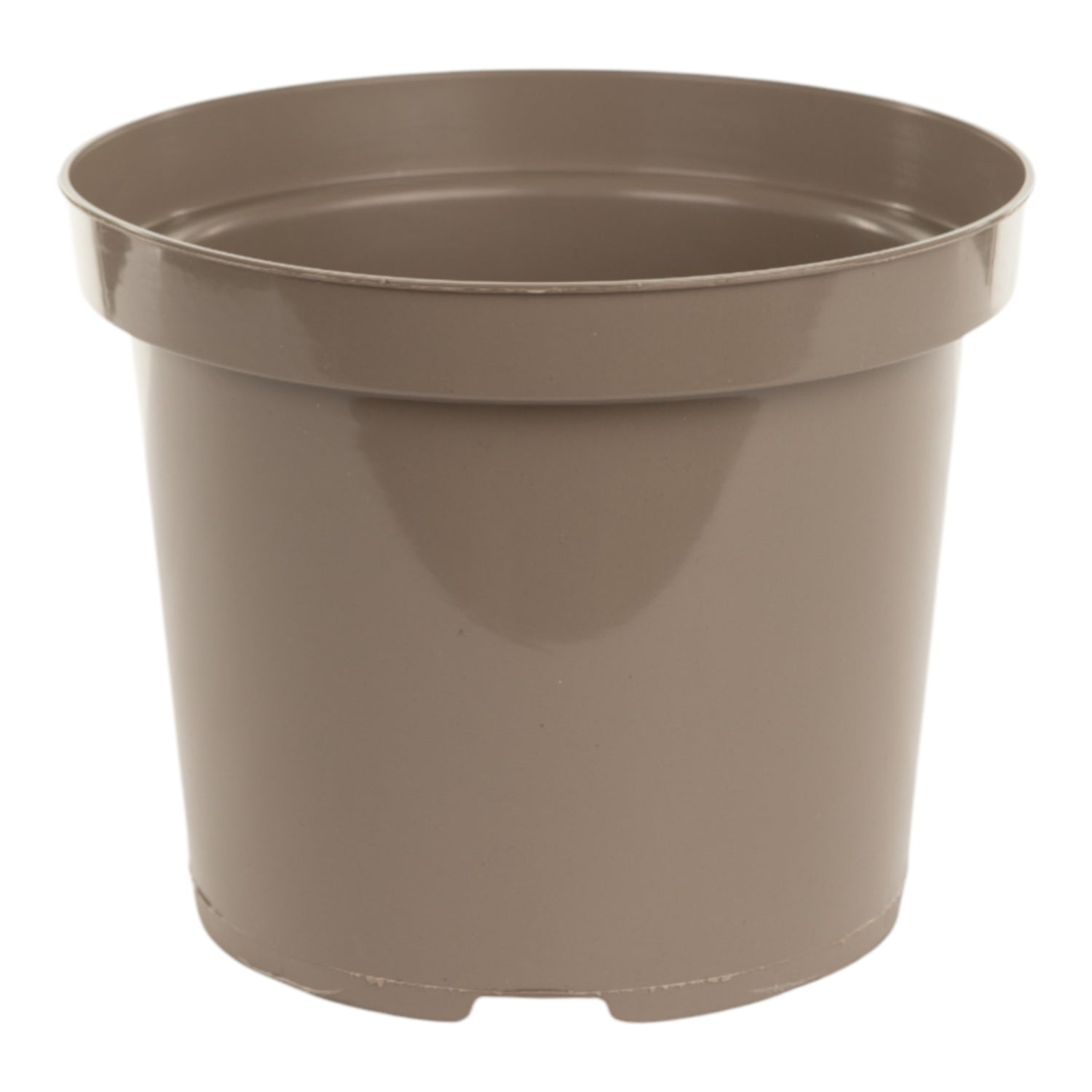 AEROPLAS 4ltr Non-Slotted Round Container Pot TAUPE (1980 per pallet)