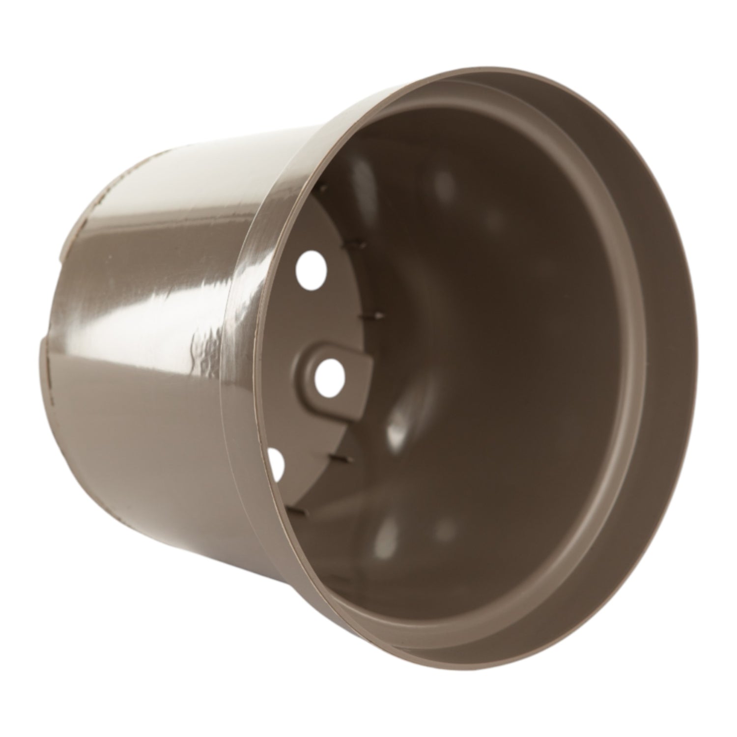 AEROPLAS 4ltr Non-Slotted Round Container Pot TAUPE (1980 per pallet)