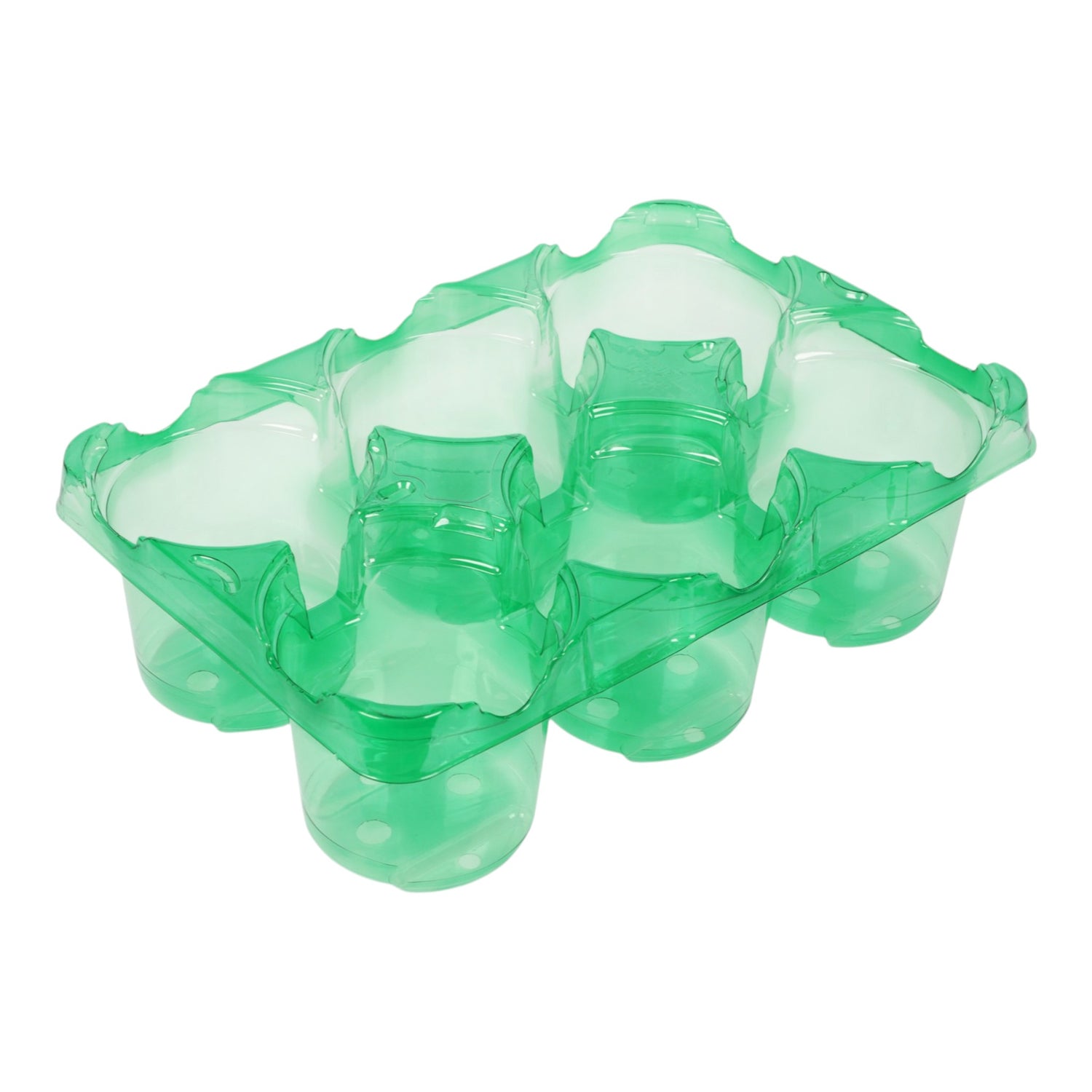 MODIFORM 6x9cm thermoformed PET carry pack GREEN (2640 per pallet / Min order 1 Case of 400)