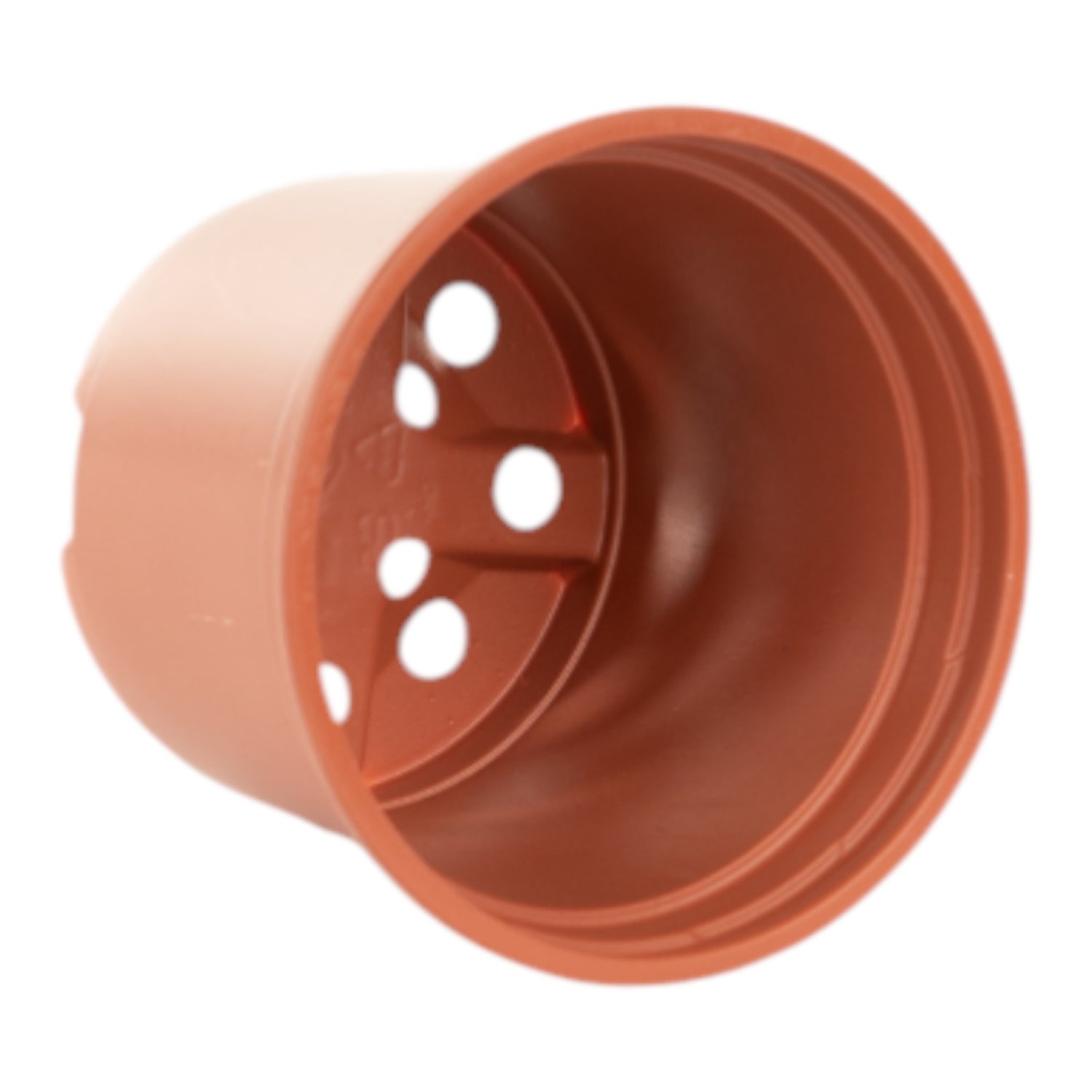 AEROPLAS 9cm Thermo-Formed Pot Low TERRACOTTA (case of 2625 / 12 cases per pallet)