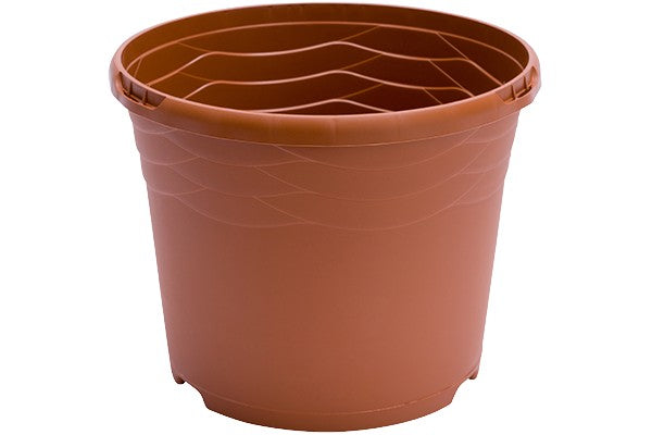 MODIFORM 23cm (5ltr) injection moulded PP deco pot TERRACOTTA (2760 per pallet)