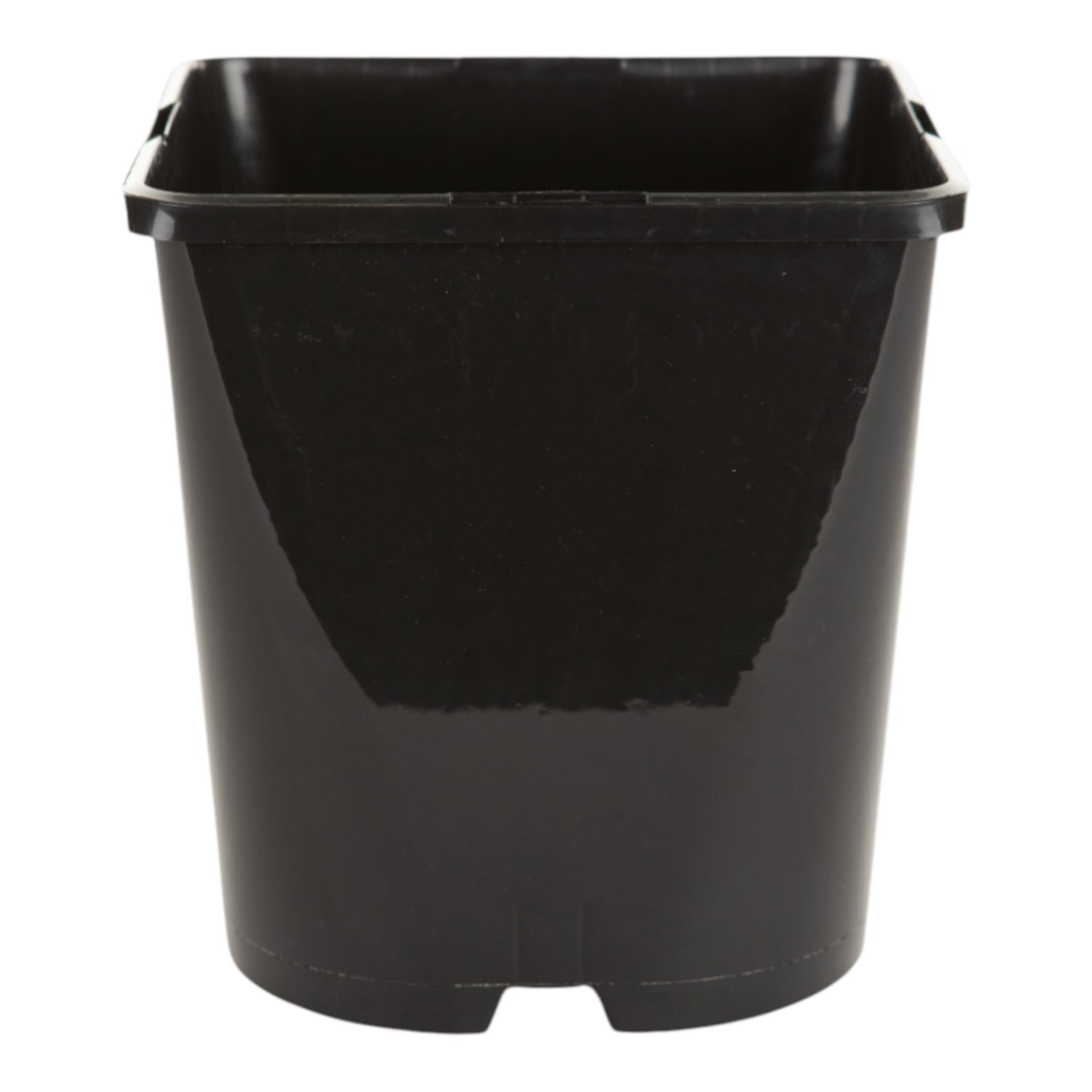 AEROPLAS 3.5ltr Square Deep Slotted Container Pot BLACK (2464 per pallet)