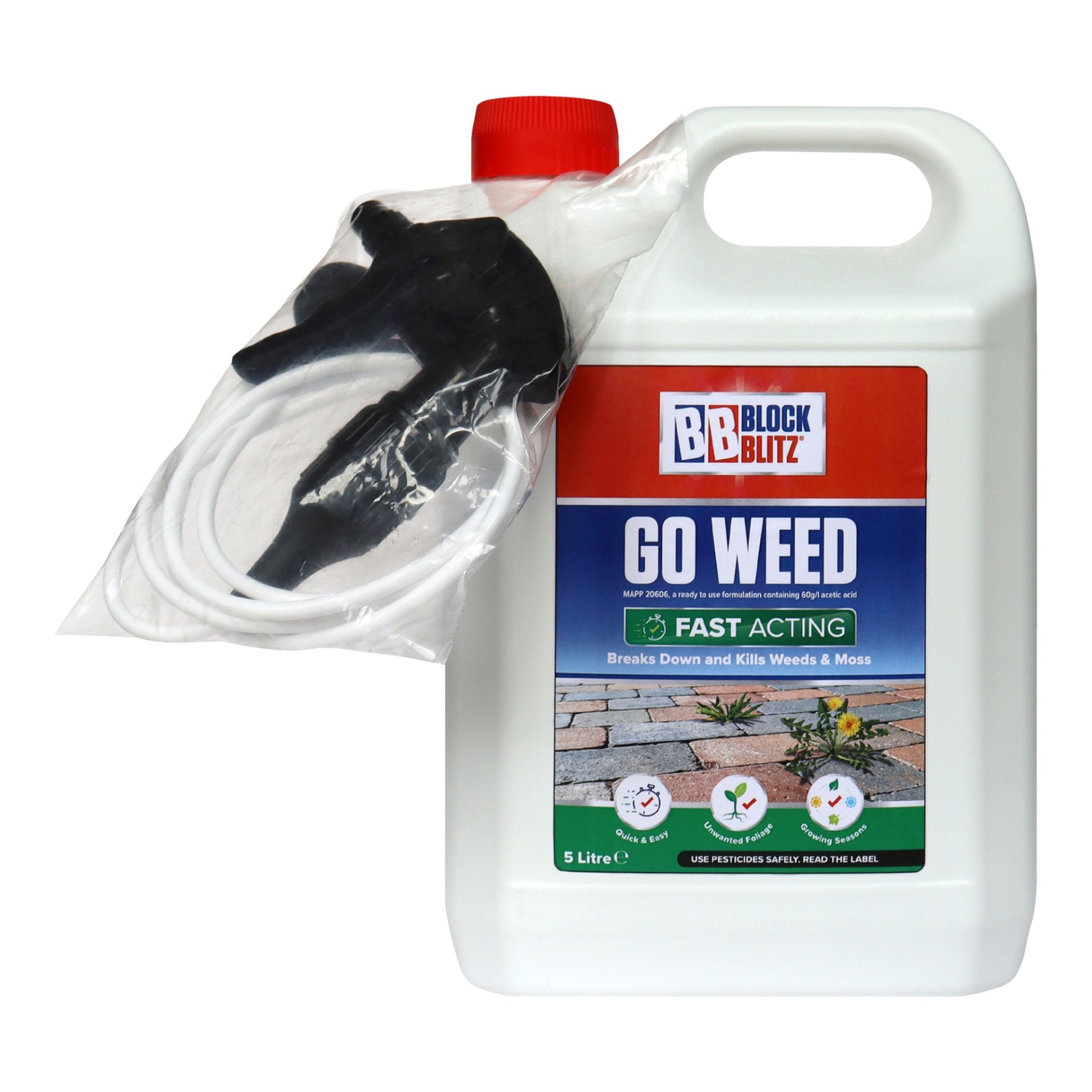 BLOCK BLITZ  Go Weed 5L (3 per box)