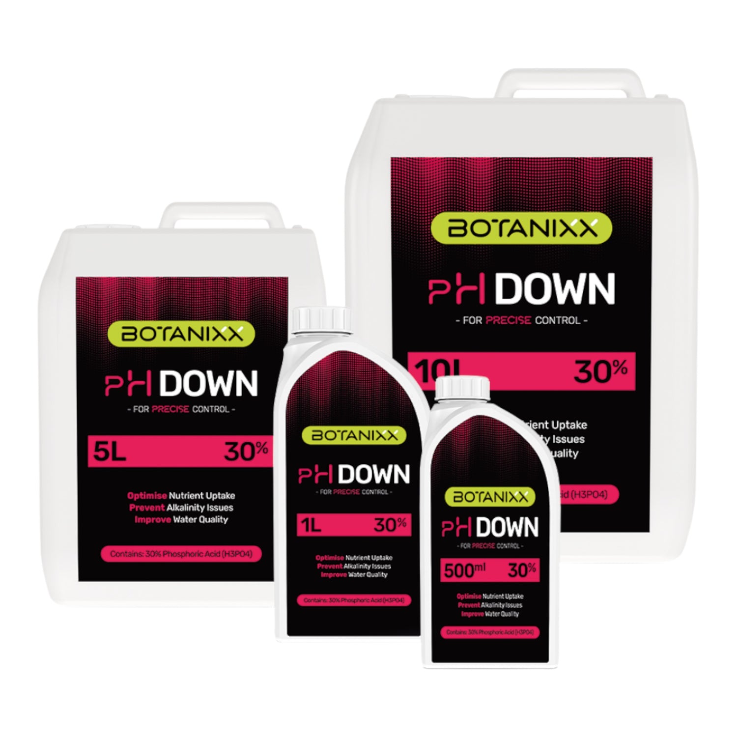 Botanixx - pH Down 1L 30% (12 per box)