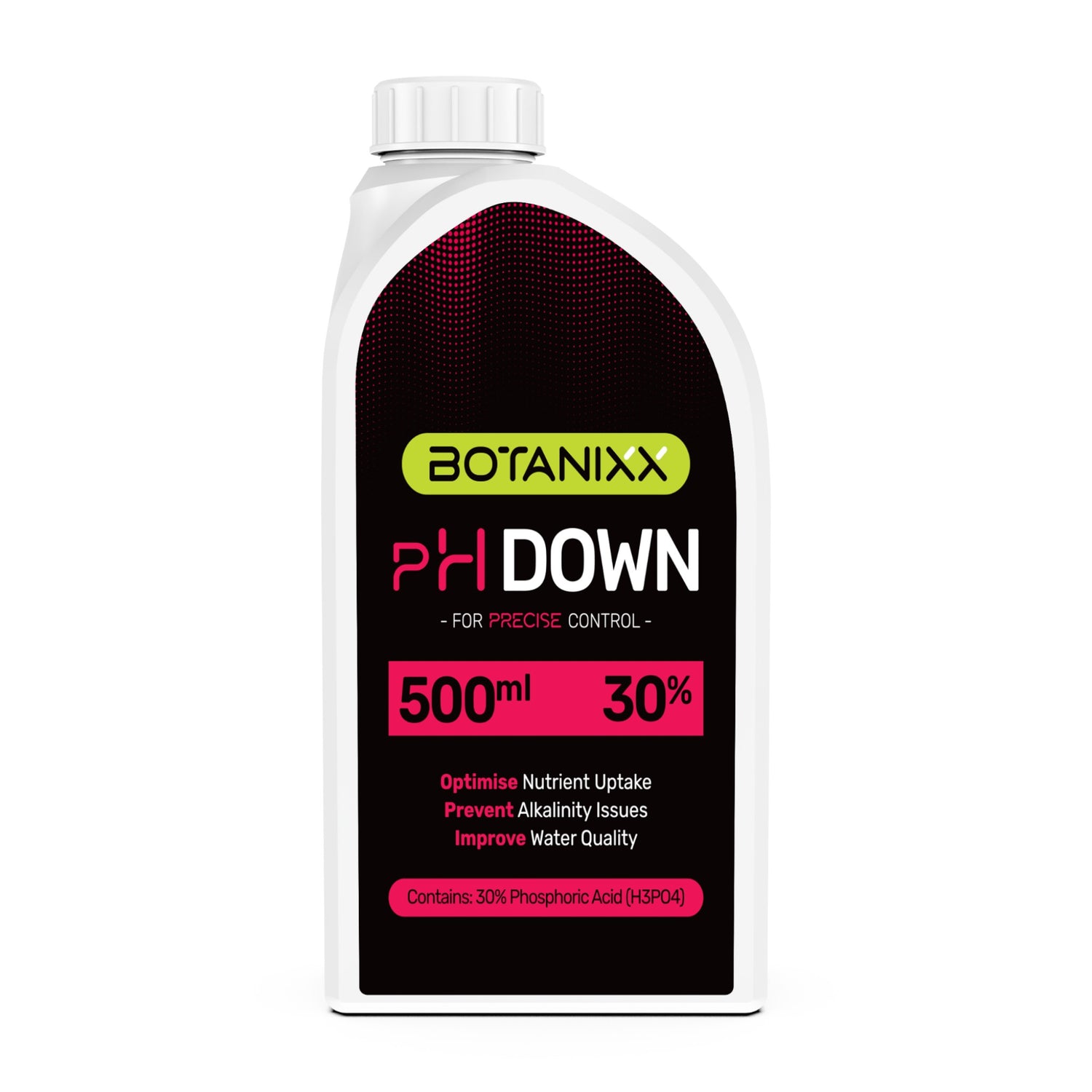 Botanixx - pH Down 500ml 30% (12 per box)