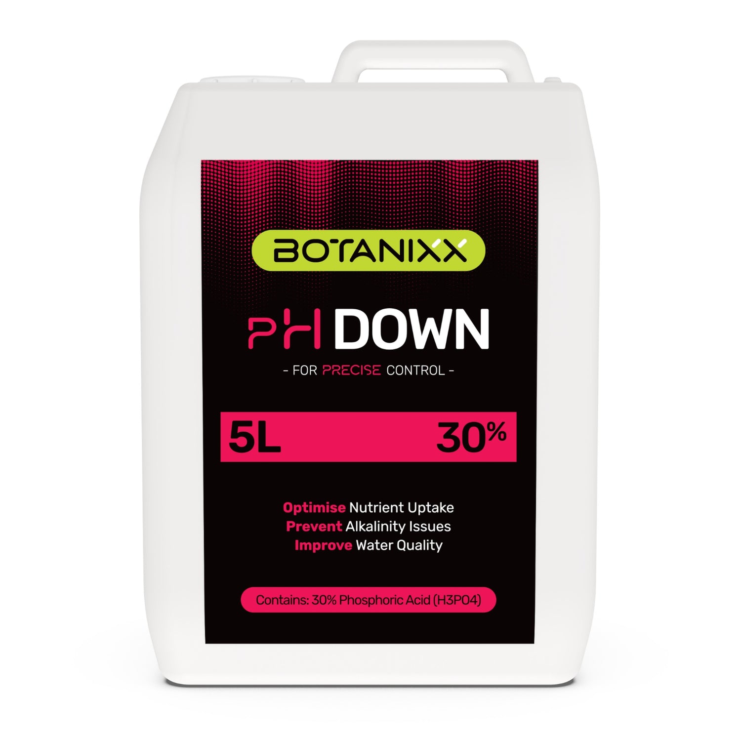 Botanixx - pH Down 5L 30% (4 per box)