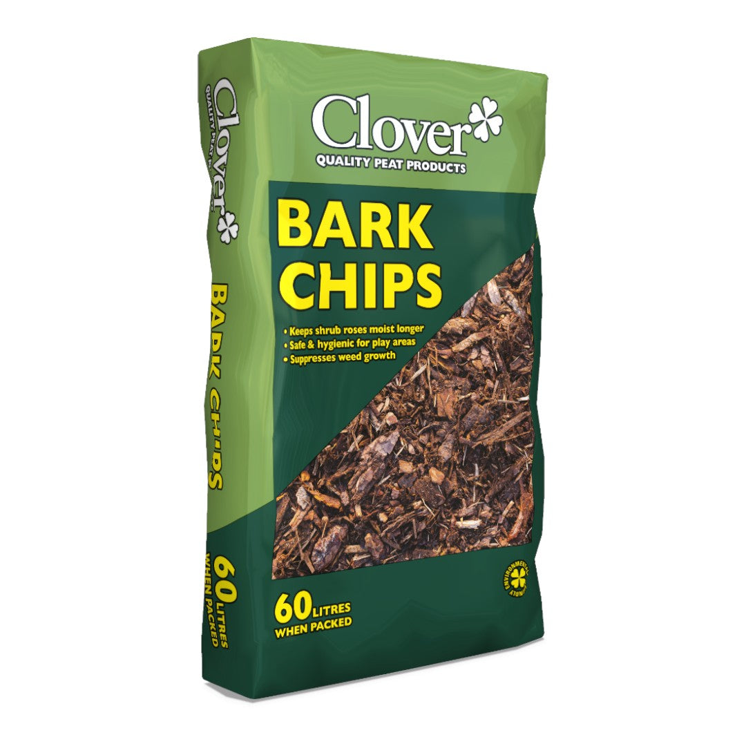 CLOVER 60L BARK CHIPS (80 per pallet)