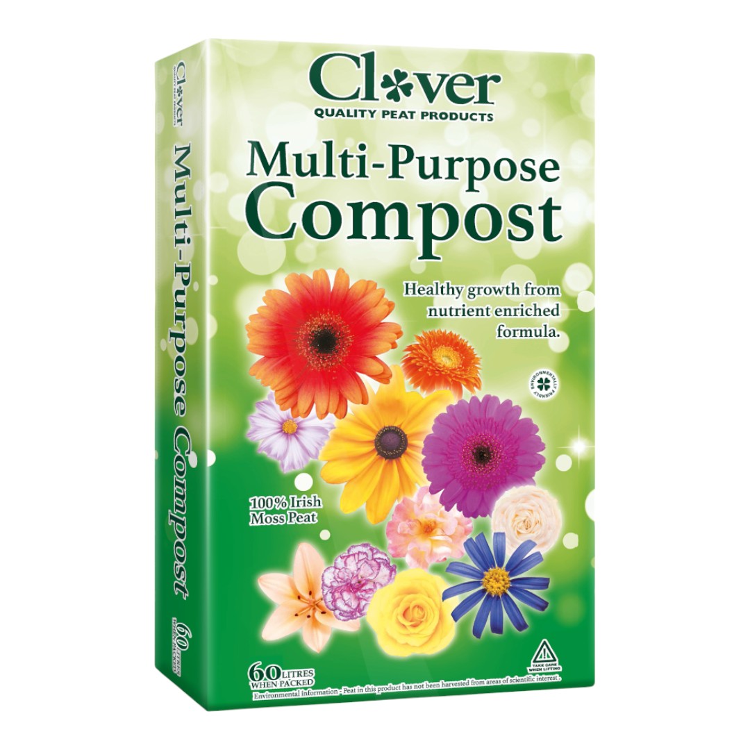 Clover Multi-Purpose Compost 100L – 40 per Pallet – Creation Horticulture