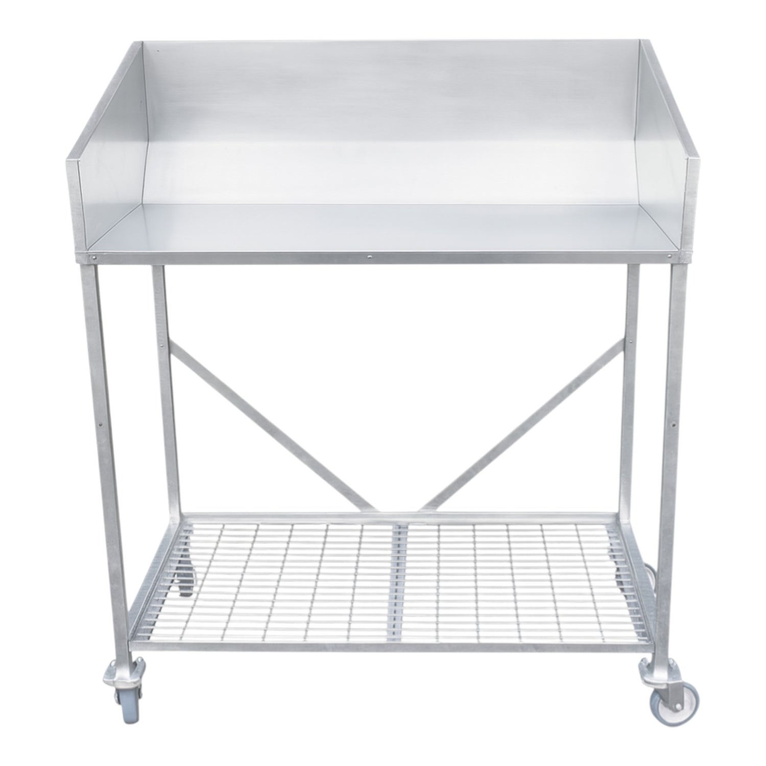 LARGE Kew Potting Bench - Std 2.4 x 1m deep 160mm Castors - ORDER ONLY