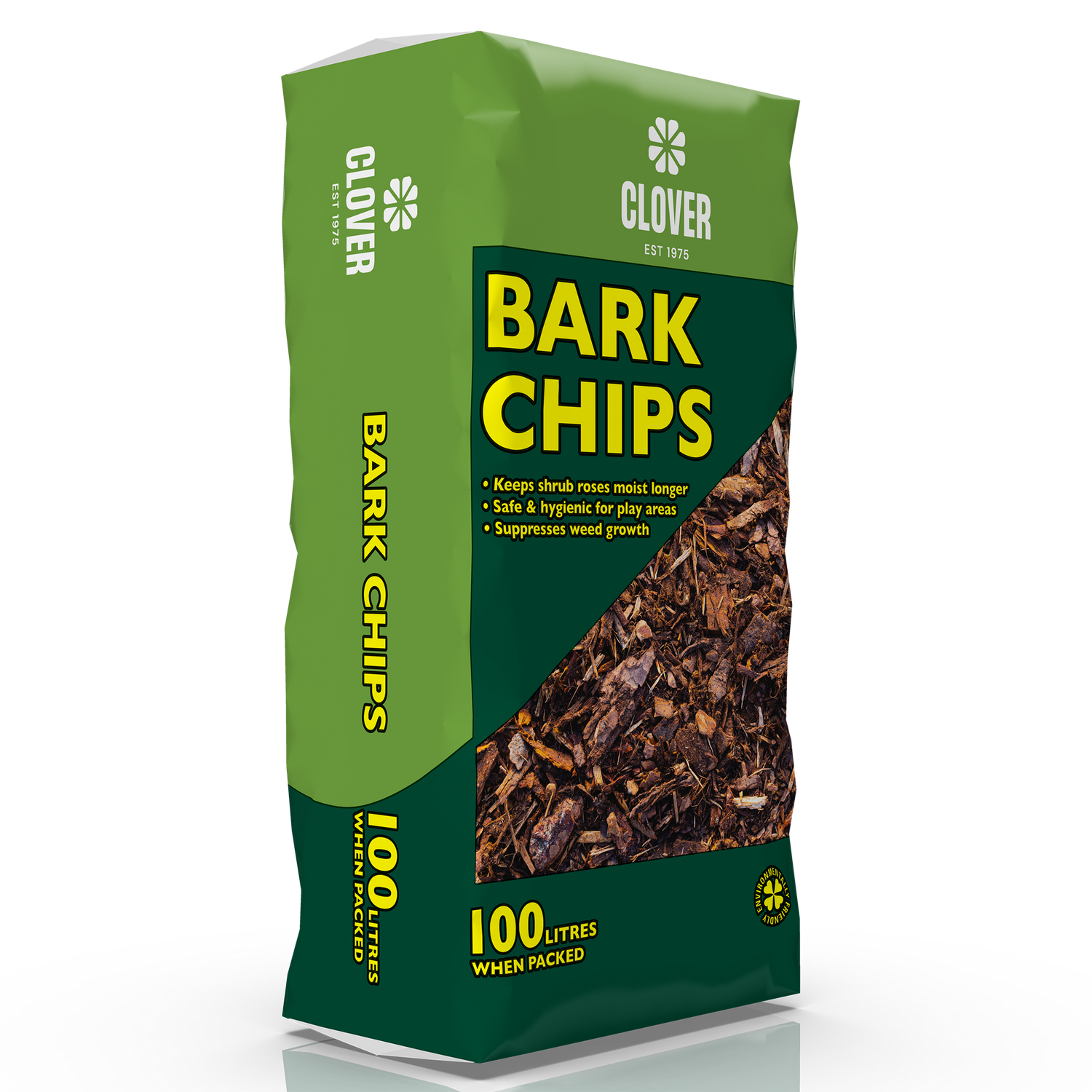 CLOVER 60L BARK CHIPS (80 per pallet)