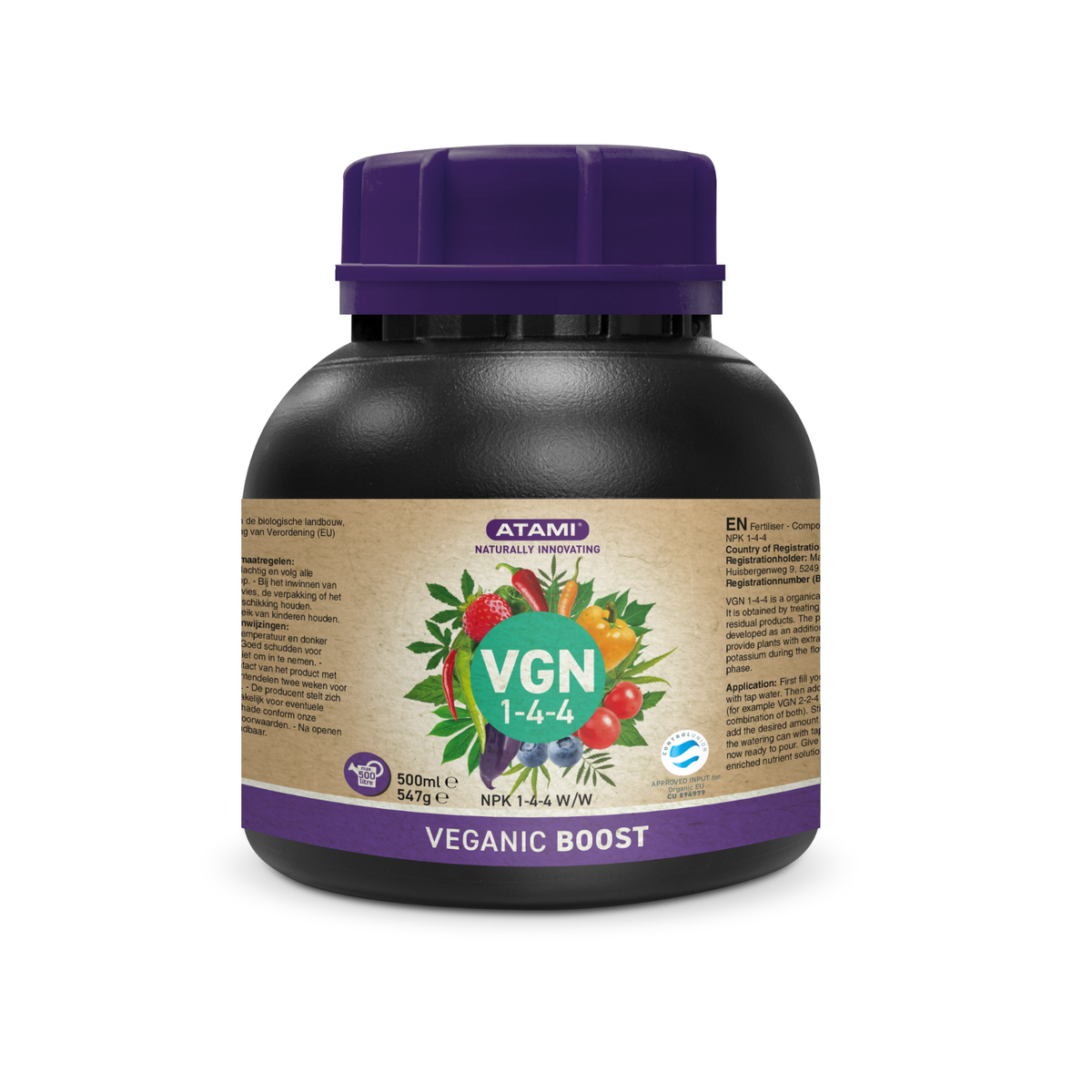 Atami VGN 1-4-4 500ml - Veganic Bloom Booster