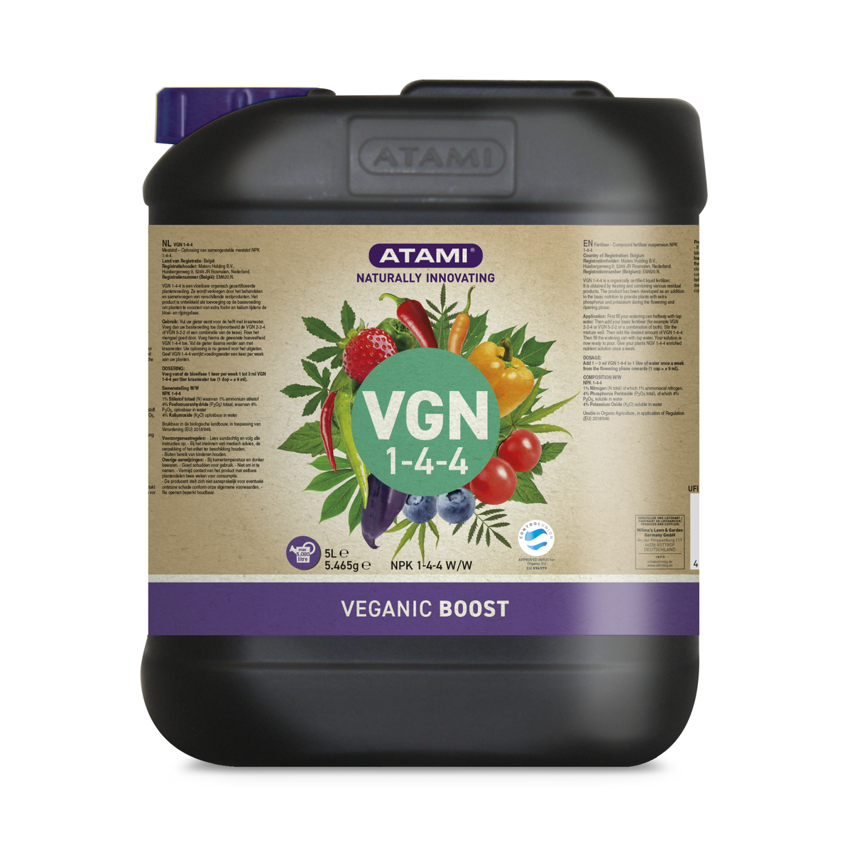 Atami VGN 1-4-4 5L - Veganic Bloom Booster