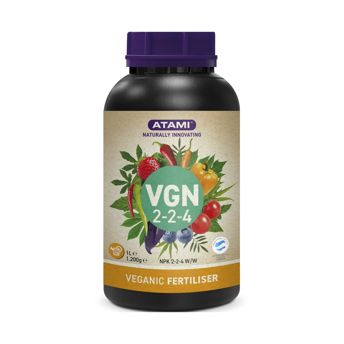 Atami VGN 2-2-4 1L - Veganic Base Nutrient