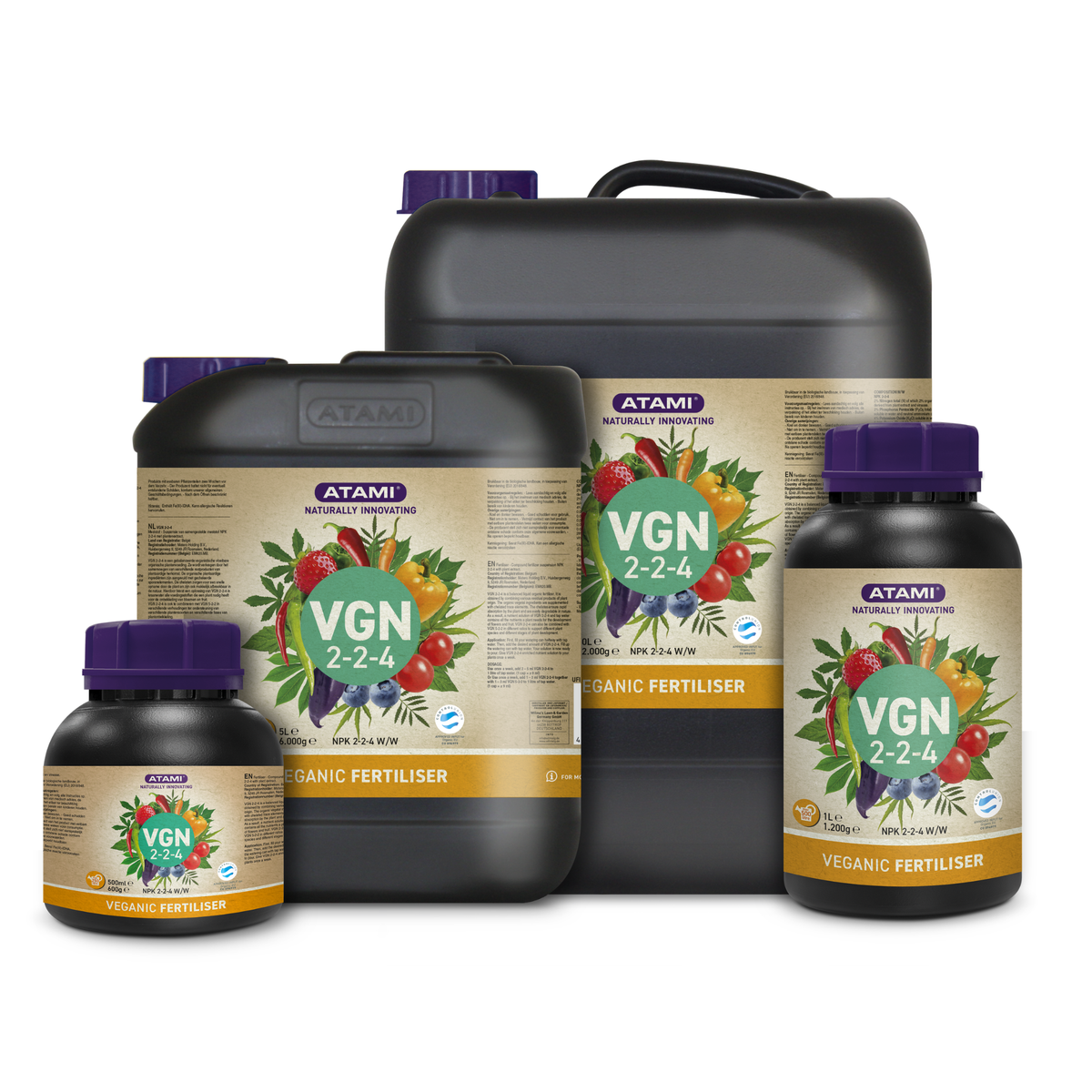 Atami VGN 5-2-2 500ml - Veganic Base Nutrient