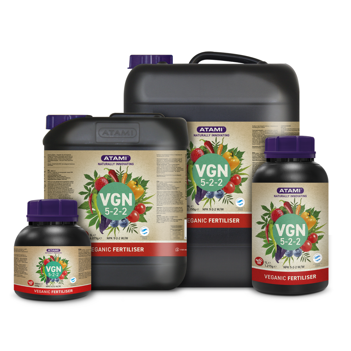 Atami VGN 5-2-2 1L - Veganic Base Nutrient