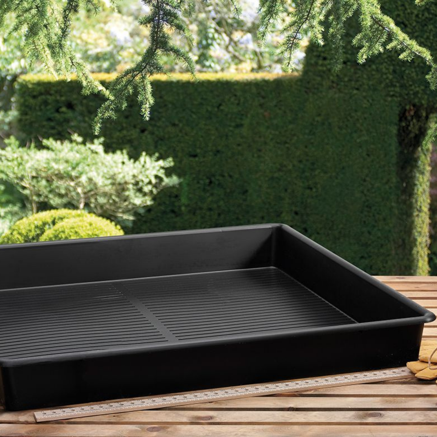 GARLAND 1.2 Metre Square Tray Black (4 per box)