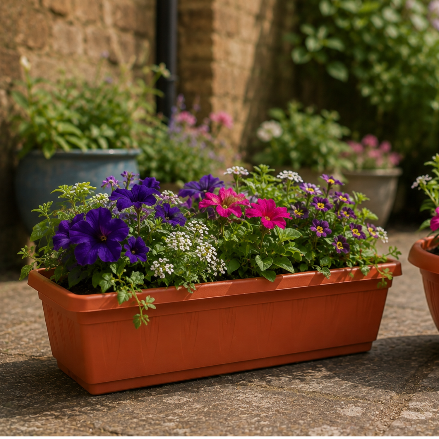 Amaro Terracotta Planter Large 32cm x 12cm x 8.5 (2400 per pallet)