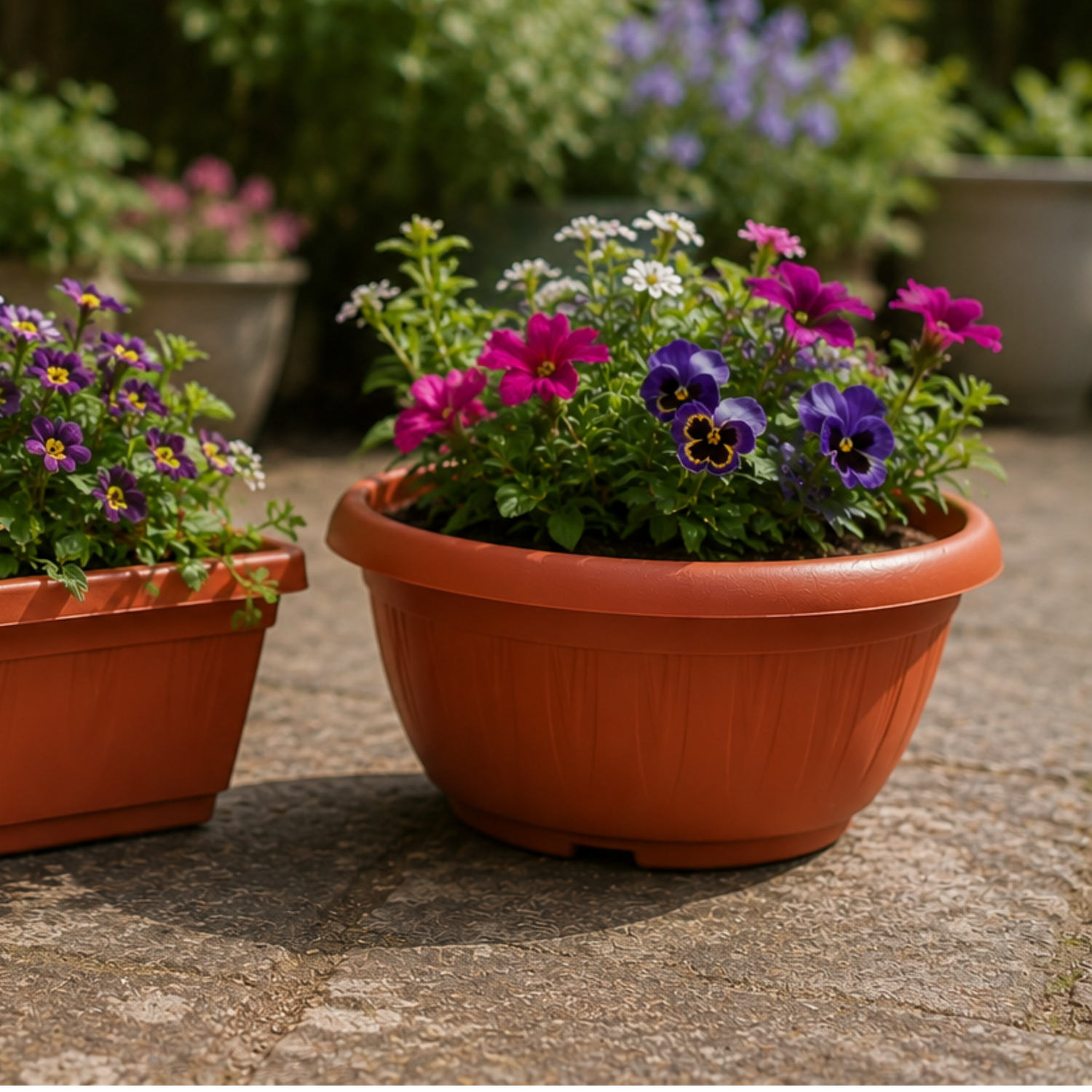 7L Luna Bowl Terracotta Planter 33.3cm x 14cm (1250 per pallet)