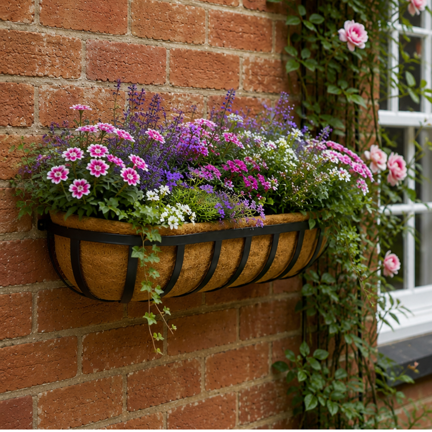 GROWERS OWN Metal Trough Wall Planter