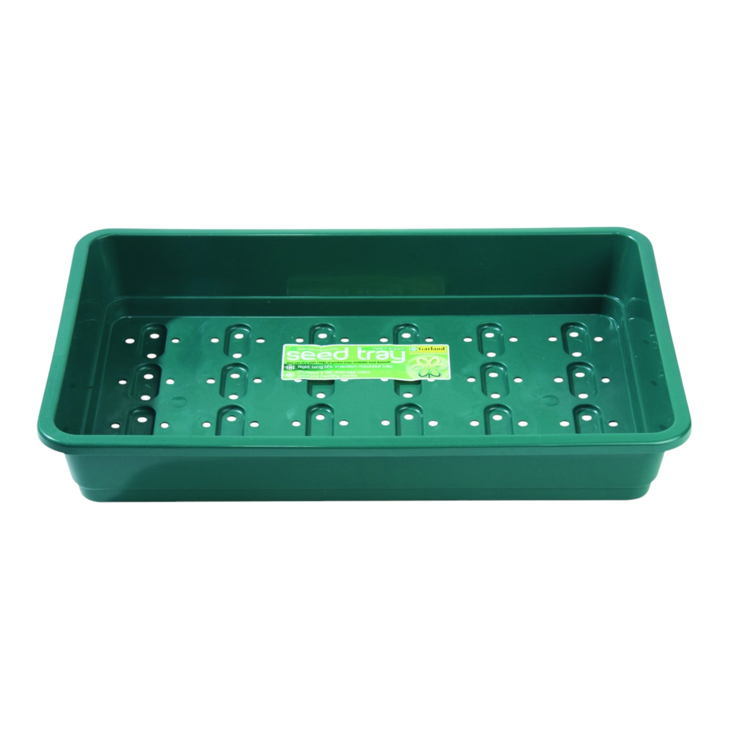 GARLAND Standard Seed Tray Green With Holes (25 per box)