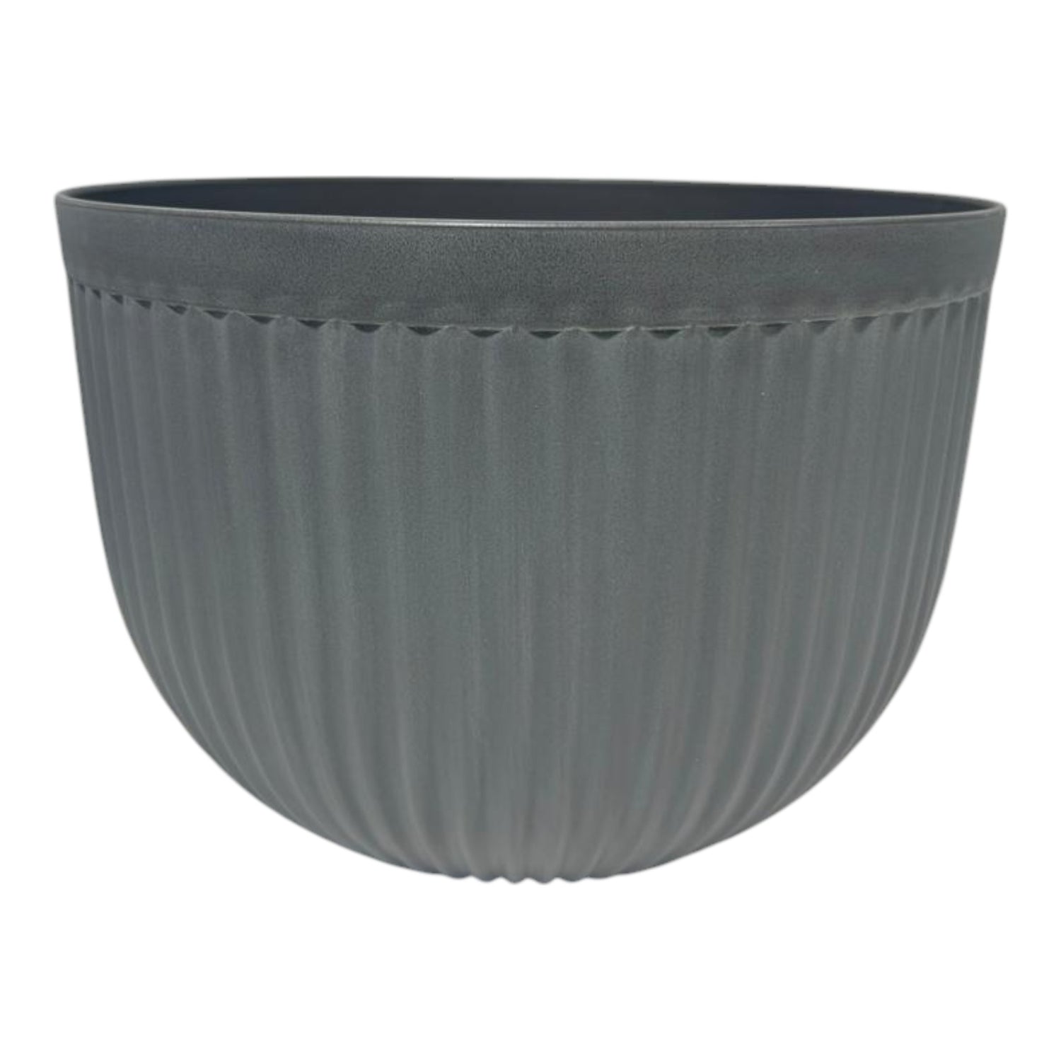 GROWERS OWN 12" Grey Fluted Planter (156 per pallet)