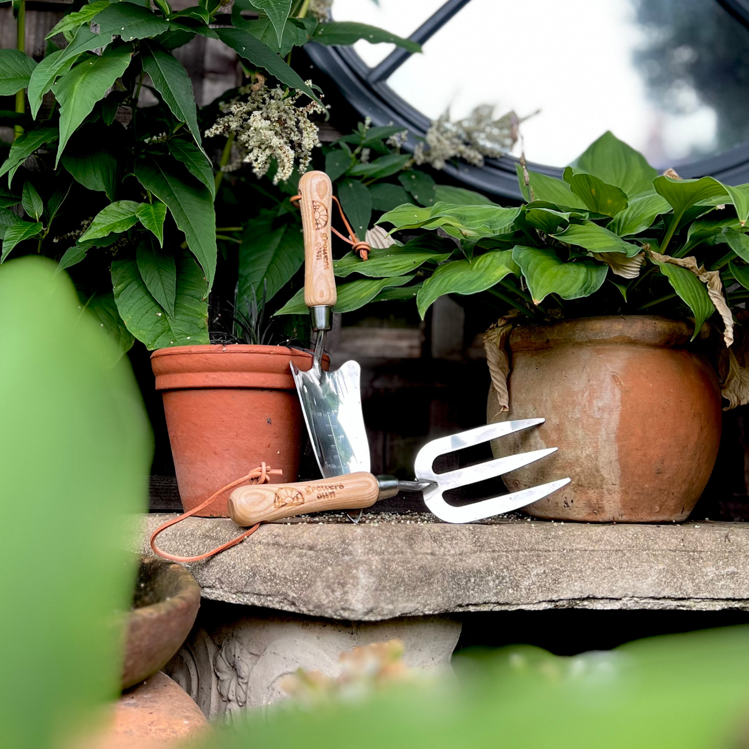Growers Own Stainless Steel Hand Trowel w/ Ashwood Handle