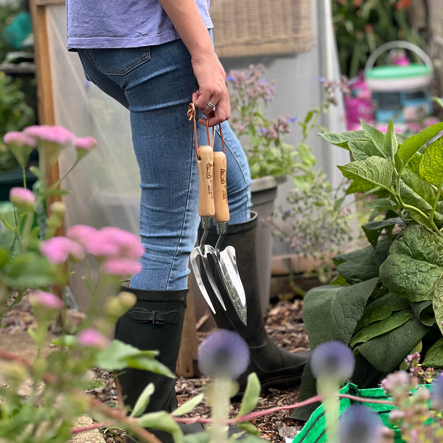 Growers Own Stainless Steel Hand Trowel w/ Ashwood Handle