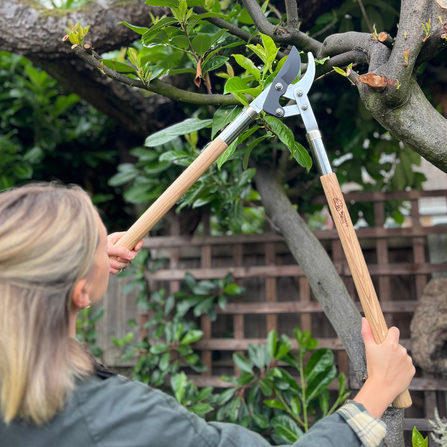 Growers Own Stainless Steel Bypass Lopper w/ Ashwood Handle