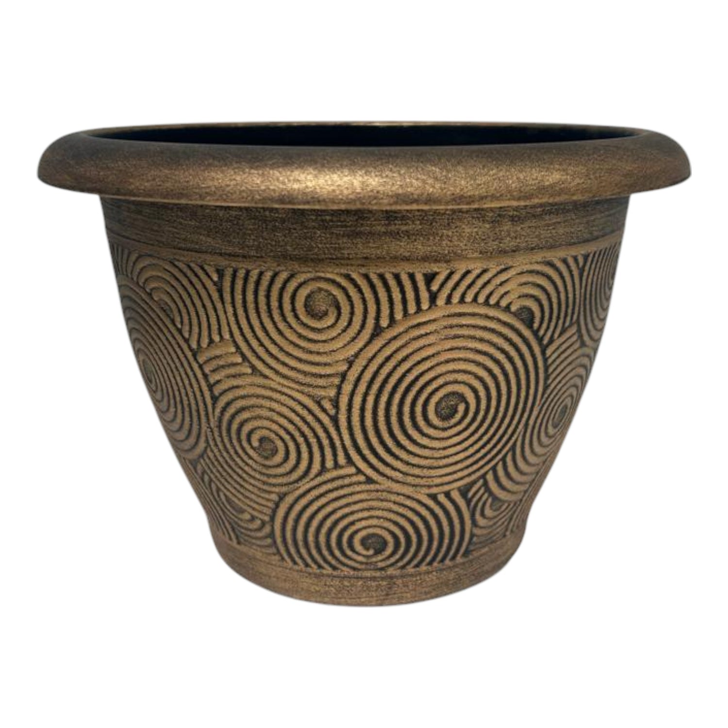GROWERS OWN 14" Bronze Loop Planter (910 per pallet)