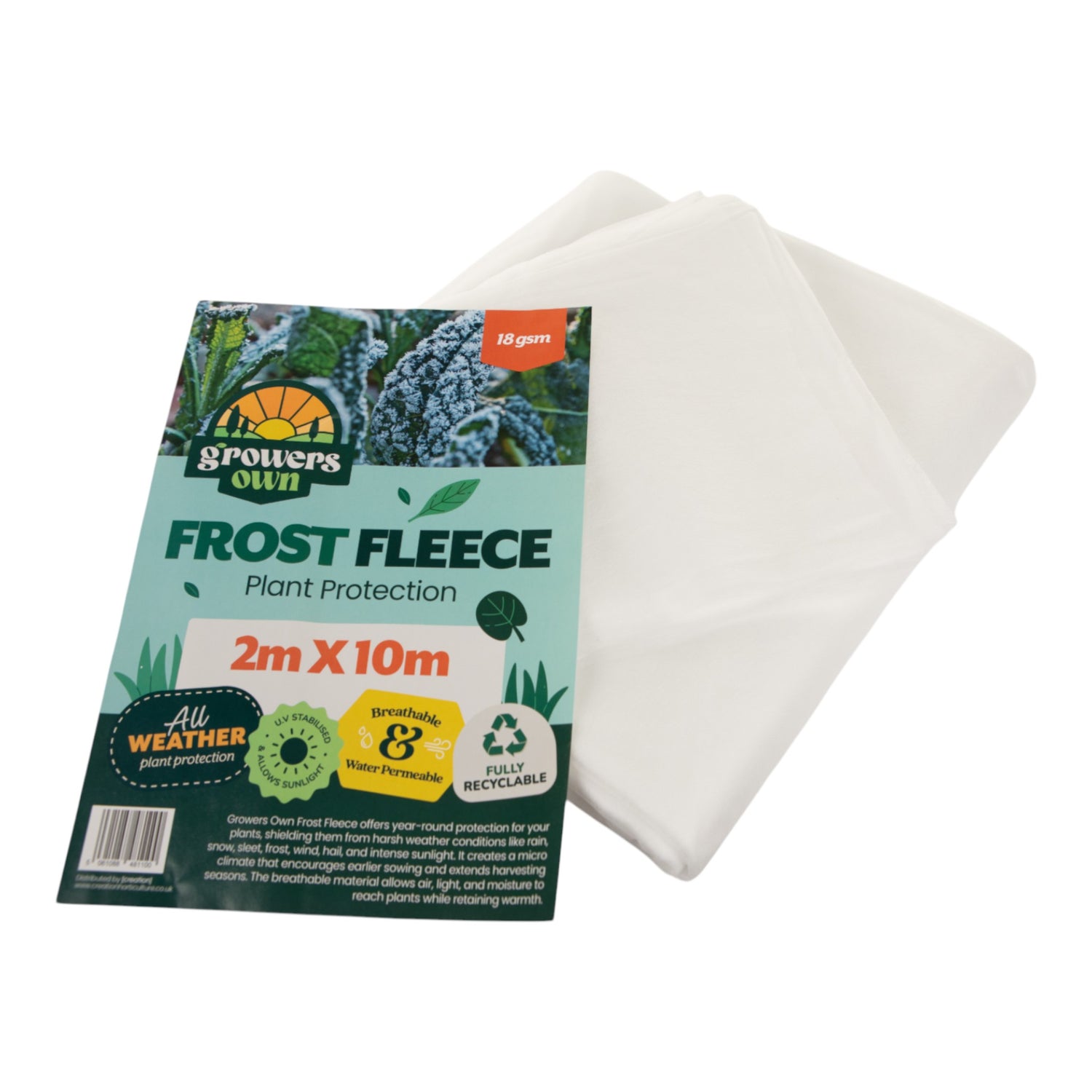 Growers Own Frost Fleece 18gsm 2M x 10M