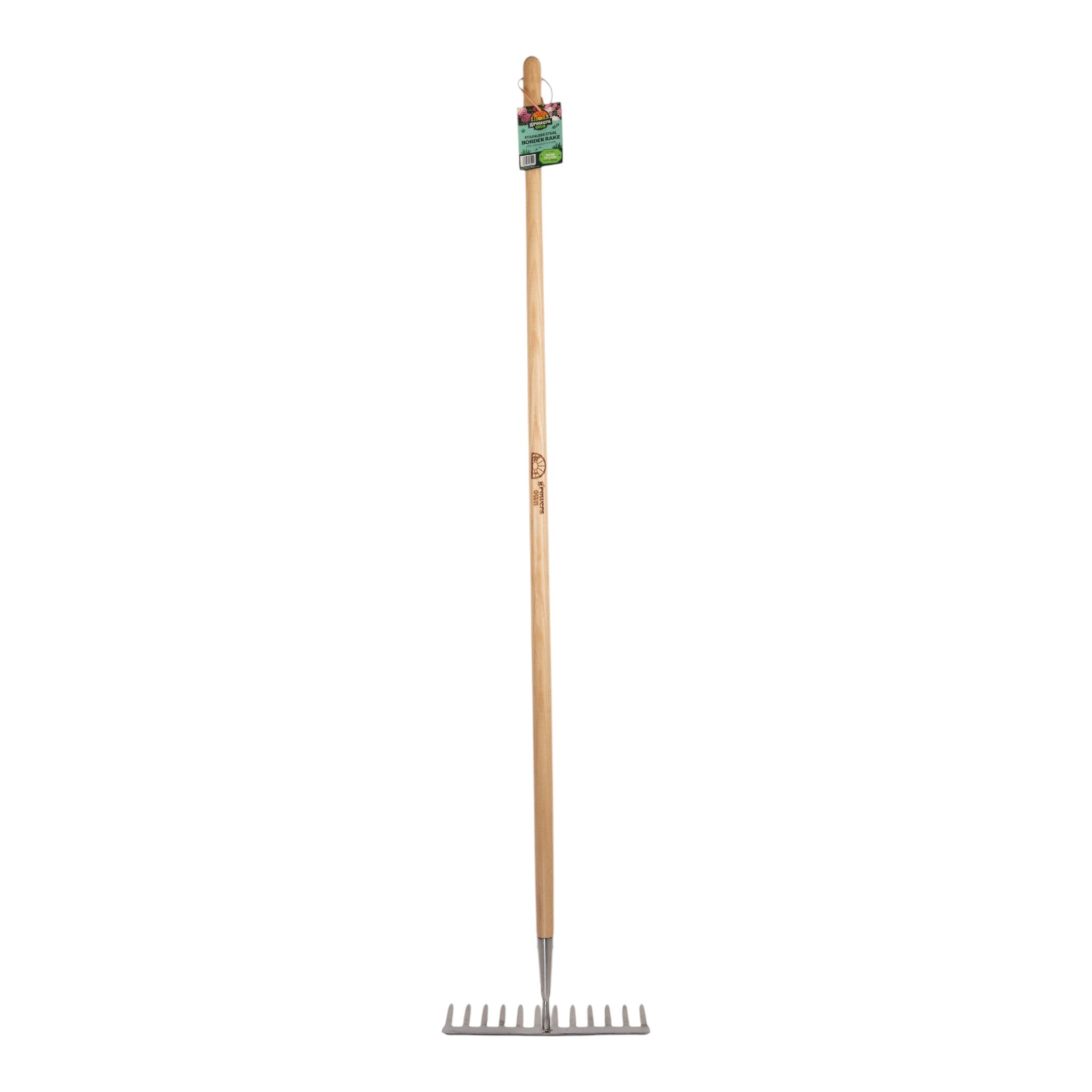 Growers Own Stainless Steel Border Rake w/ Ashwood Handle – Creation ...