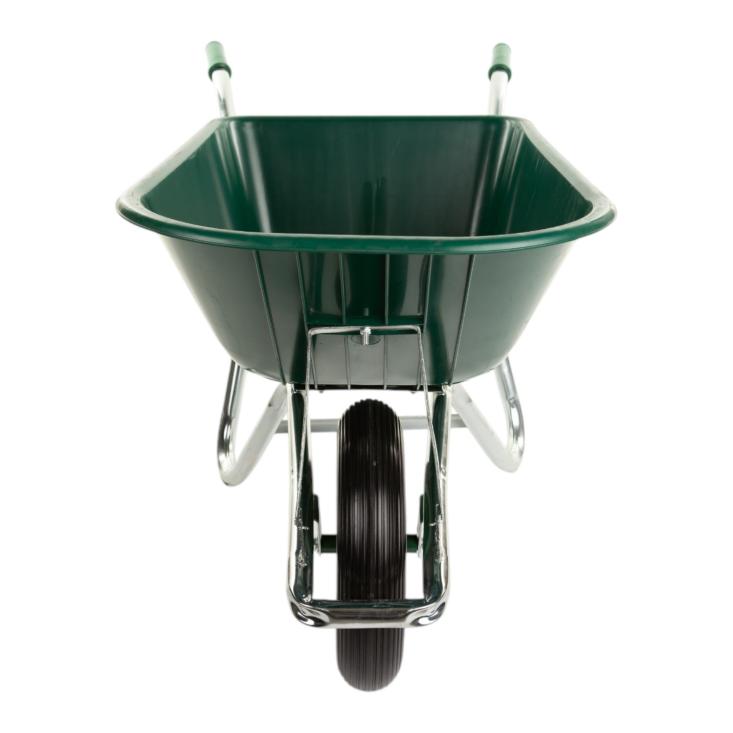 GROWERS OWN 120L 160kg Green Polypropylene Wheelbarrow with Run Flat Tyre